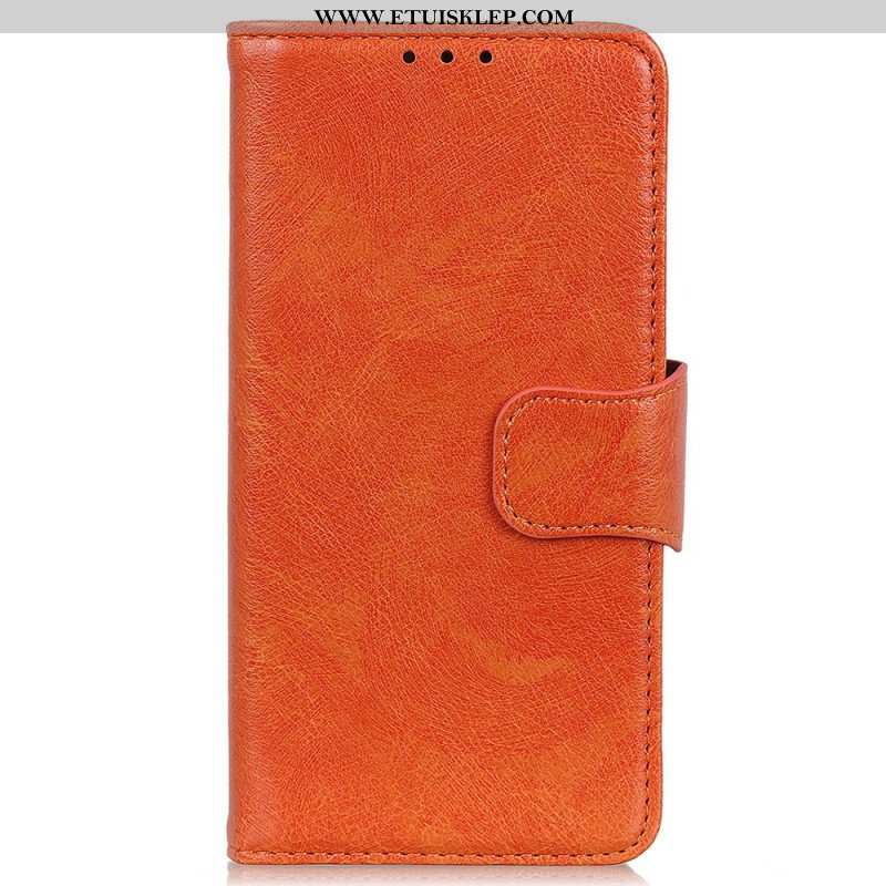 Etui Folio do Moto G73 5G Dwoina Skóry Nappa